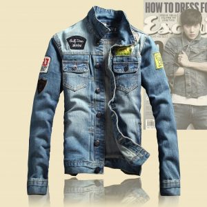 jean jackets for men 2016 spring mens jackets brand new slim fit vintage denim patch designs jeans  jacket UQZJHLF