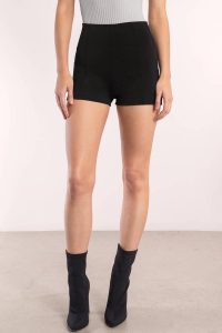 kelli black high waisted shorts MTWAPRN