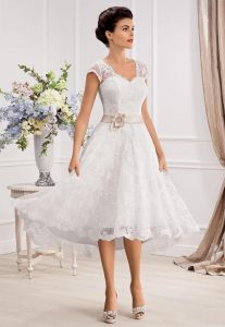 knee length wedding dresses BEAVOQQ