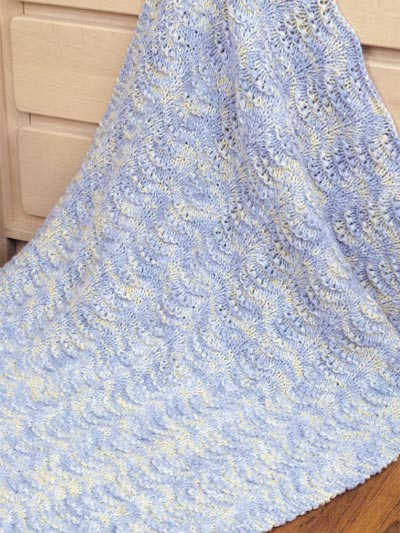 knit baby blanket easy shells baby blanket KAIKARL