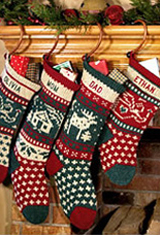 knit christmas stockings for the family: classic knitted · personalized pet christmas stockings TURBNWU