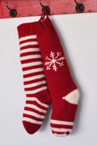 knit christmas stockings hand knit christmas stocking traditional red by campkitschyknits, $32.00 YNKAKEY