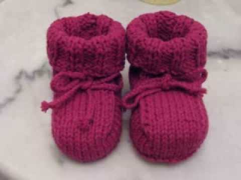knitted baby booties easy baby booties knitting BKMSWFH