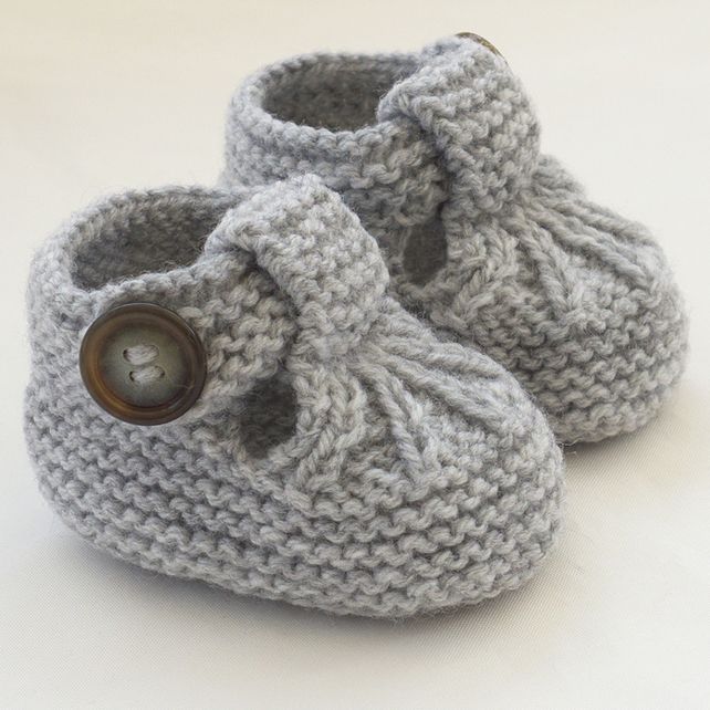 knitted baby booties hand knitted baby shoes-booties CMIANFH