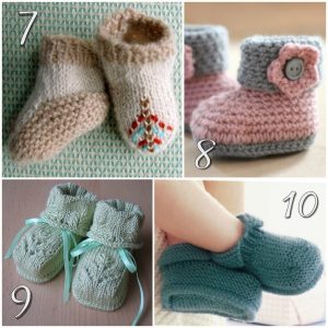 knitted baby booties soft and sweet baby booties - free knitting patterns SAJZYKF