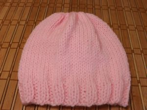 knitted baby hats how to knit a newborn babyu0027s hat for beginners - youtube VMROEAI