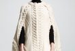 knitted cape aran is alive and well for another season with this cape sold out already SQCQXLC