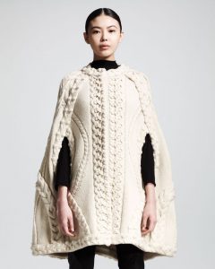 knitted cape aran is alive and well for another season with this cape sold out already SQCQXLC