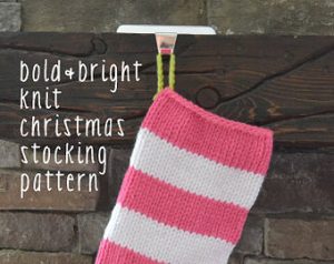 knitted christmas stockings boldu0026bright knit christmas stocking pattern: easy ADUNCLB