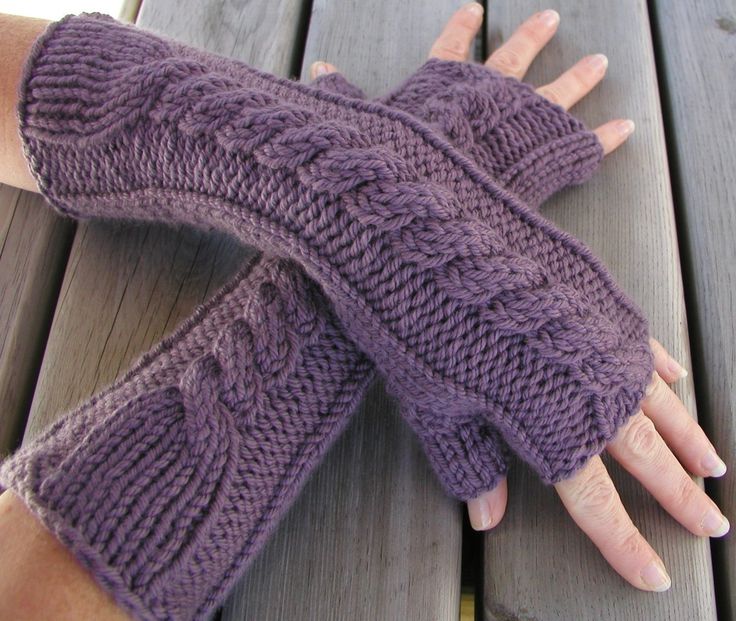 knitted gloves free knitting pattern - kumara arm warmers from the gloves and LGPNBYL