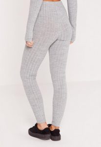 Knitted Leggings knitted leggings grey PCNMQUP