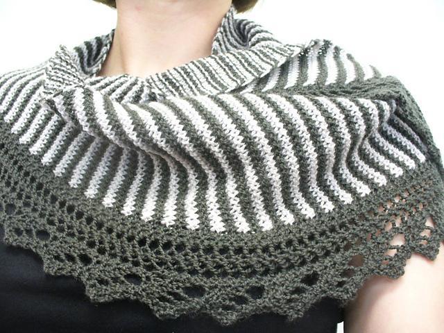 knitted shawl sencillo shawl free knitting pattern FWSLTNV