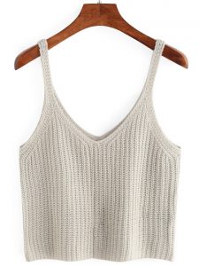 knitted tank top knitted crop tank top YWPBSBL