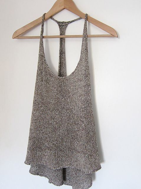 knitted tank top ravelry: villeneuve pattern by espace tricot. DGLRAEZ