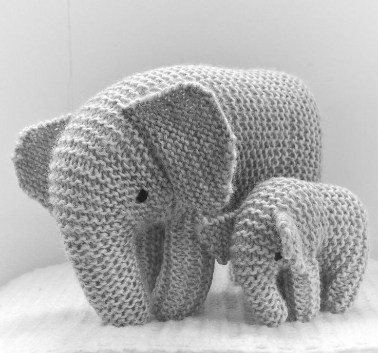 Knitting Ideas free knitting pattern for oliphaunt elephant toy - this elephant toy is knit  in CKDBHZA