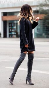 long boots 40 comfy casual winter streetwear looks for girls DLABKIF