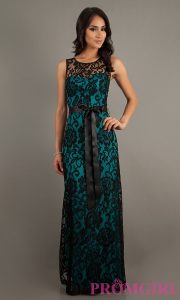 long lace dress hover to zoom QVDDSHS