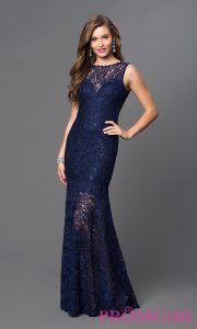 long lace dress hover to zoom RQQGCGV