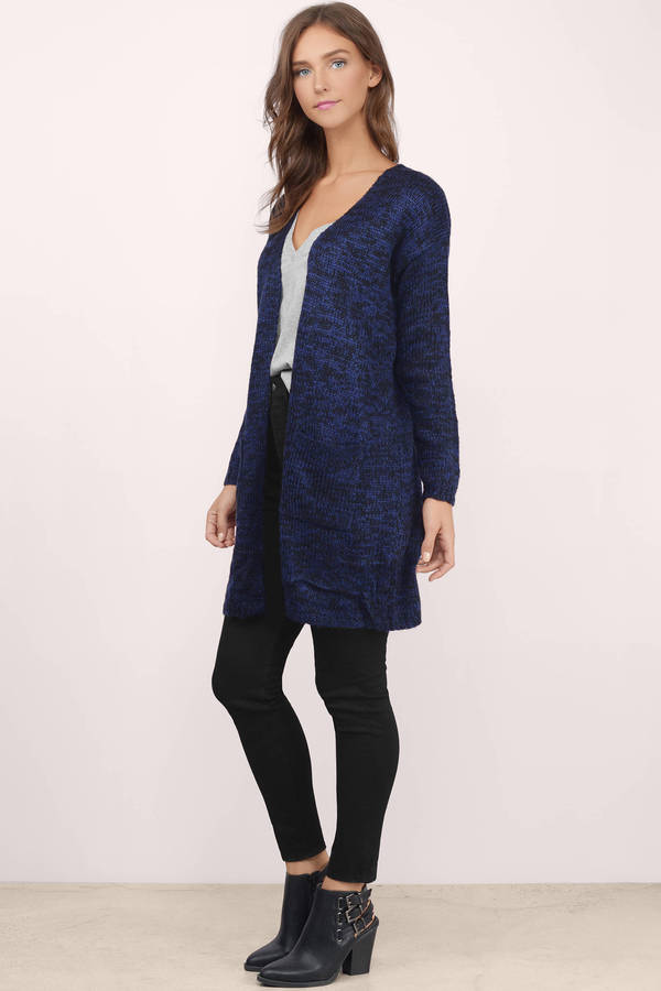 long sweaters maddie blue marled knitted cardigan maddie blue marled knitted cardigan ... BFPAOUG