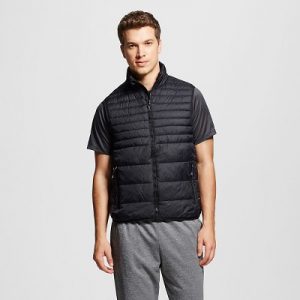 menu0027s lightweight puffer vest ... YNWOAUU