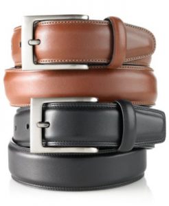 mens belts perry ellis menu0027s big and tall full grain leather belt QWXLKFM