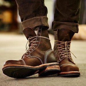 mens boots rugged good looks. impeccable quality. the smugglers notch 8-inch cap toe  boots BJXEIBS