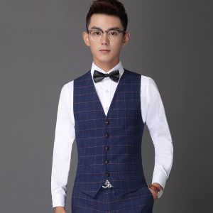 mens formal wear fashion vest AMUDVZU