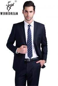 mens formal wear (jacket + pant + tie) suit male slim formal groom married menu0027s clothing  wear YPRGZMZ