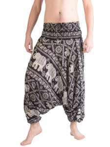 mens harem pants elephant harem pants for men - forgotten tribes FBMZYPJ