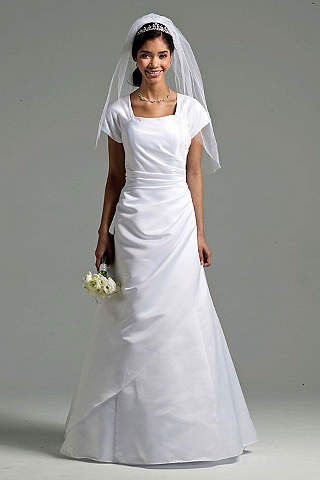 modest wedding dresses u0026 gowns | davidu0027s bridal PXAFZEB
