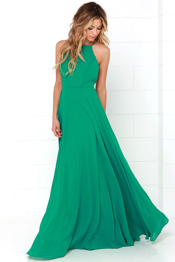 Why a green maxi dress is what you should be wearing