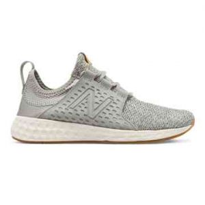 new balance womens shoes new balance fresh foam cruz, light grey with sea salt u0026 gum EOIEHPZ