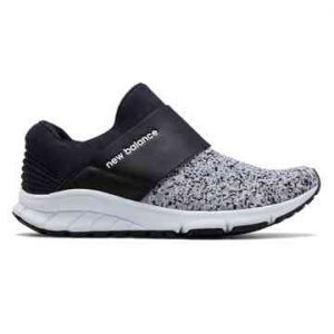 new balance womens shoes new balance rush slip-on, black with white WUZANPQ