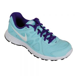 nike womenu0027s revolution 3 running trainers light blue ZXNSFFH