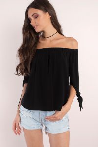 off the shoulder top zoya black blouse zoya black blouse ... MFYTDWD