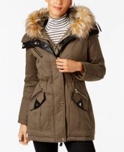 parka coats guess 2-in-1 mixed-media anorak, a macyu0027s exclusive JZJOTNH