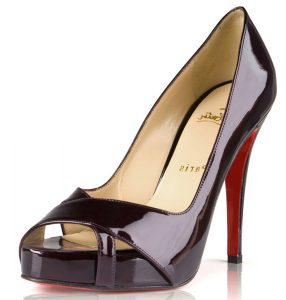 peep toes christian louboutin peep-toes dark red, cheap christian louboutin,christain  louboutin,finest UHJBXDU