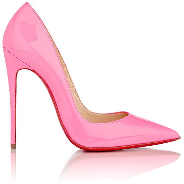pink heels see this and similar christian louboutin pumps - christian louboutin  shocking pink patent leather LVZZYVY