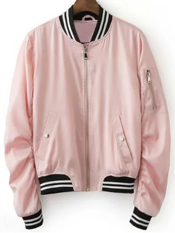 pink jacket fancy pink baseball jacket - pink s GWHTLJZ