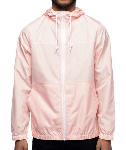 pink jacket zine marathon pink windbreaker jacket LQTYAPE