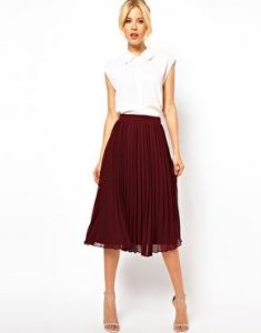 The trendy pleated midi skirts – fashionarrow.com