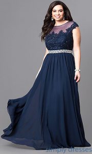 plus size evening gowns dq-9400pn KSSPMFI