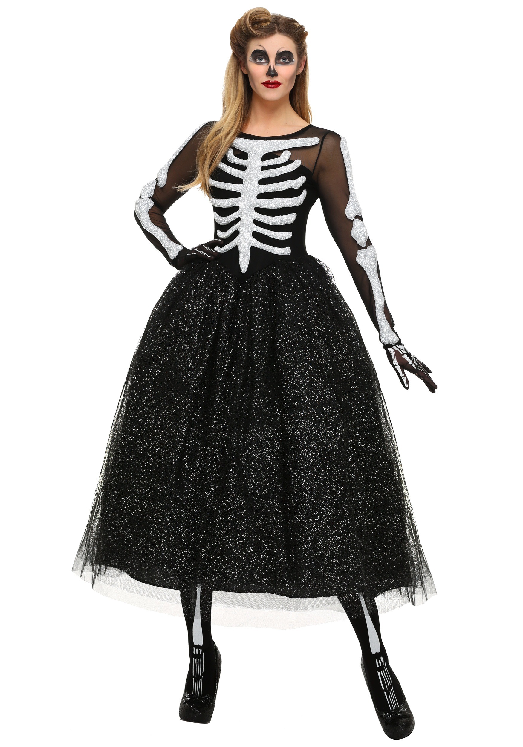 plus size halloween costumes womenu0027s skeleton beauty plus size costume FQHLIWR