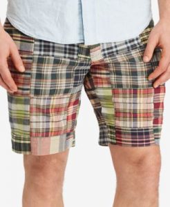 polo ralph lauren menu0027s big and tall madras plaid shorts EVEUAIQ