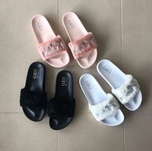 Puma slippers puma x fenty slides EBJTWKQ