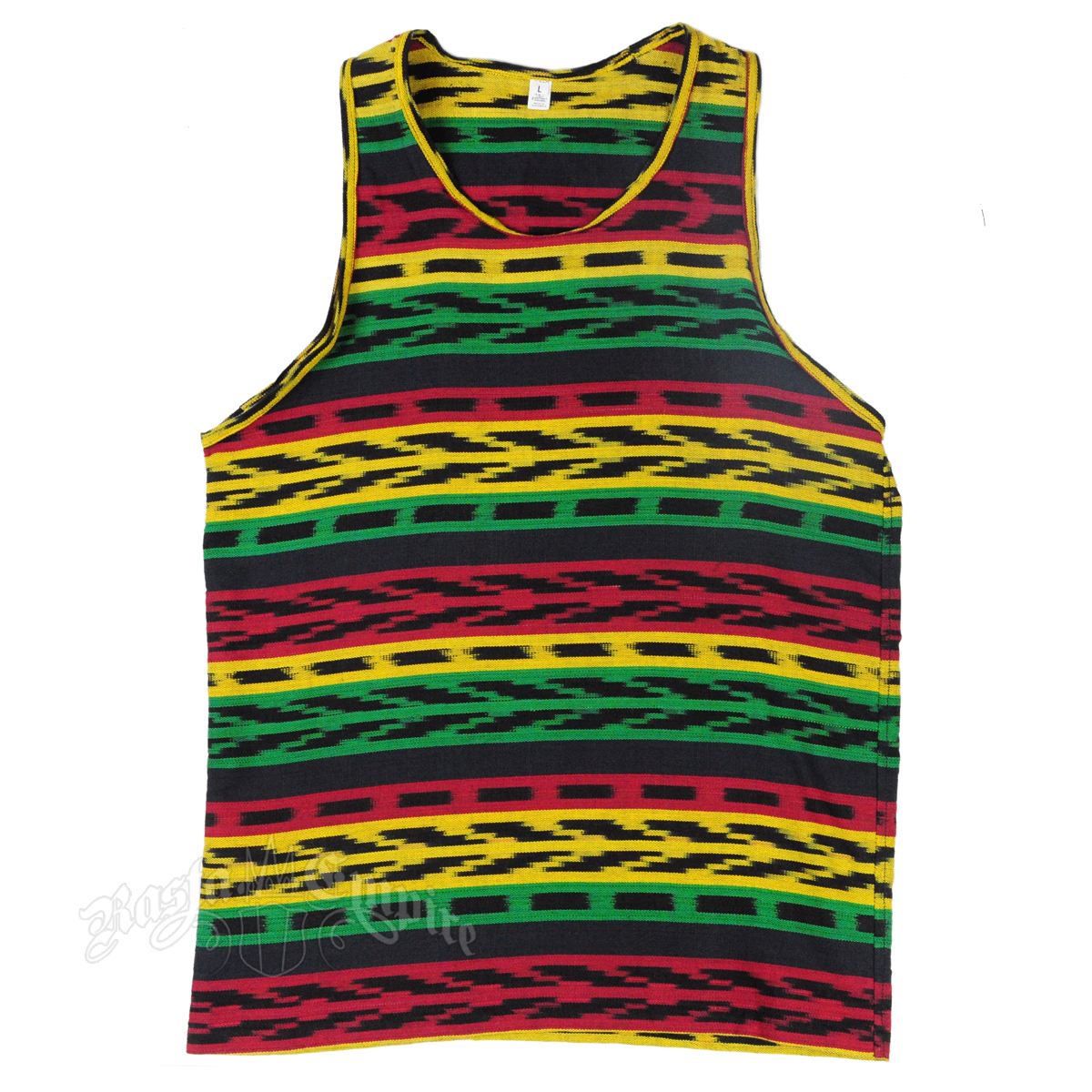 rasta u0026 reggae knitted tank top - menu0027s VDYACAC