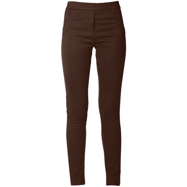 Brown leggings – styling tips – fashionarrow.com