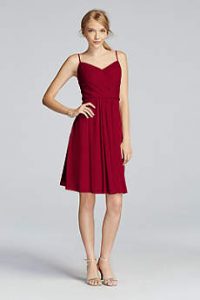 red bridesmaid dresses | davidu0027s bridal FOEDINP