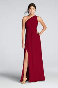 red bridesmaid dresses soft u0026 flowy davidu0027s bridal long bridesmaid dress THECNIF