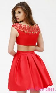 red cocktail dress hover to zoom ANIGQNY